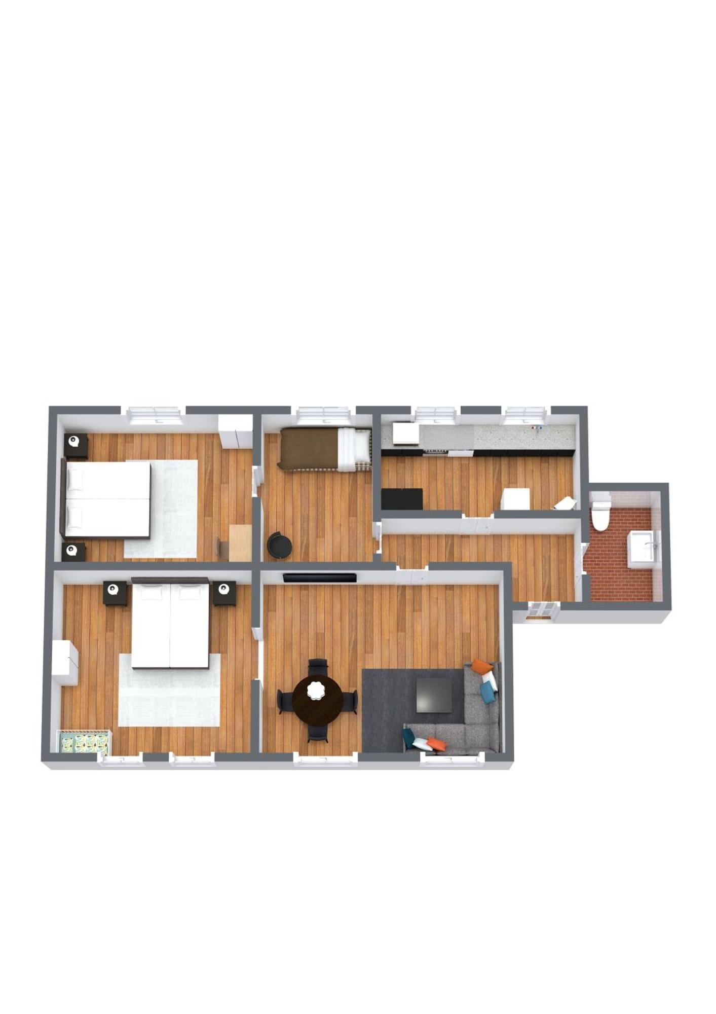 Spacious Scandinavian 3br In Vibrant Area Apartamento